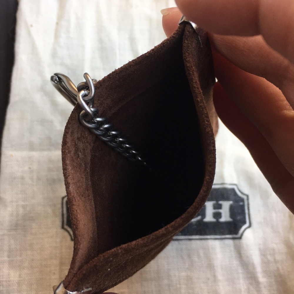 SOLD: Coach suede key chain - Picture 2 of 3